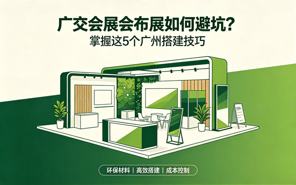 广交会展会布展如何避坑？掌握这5个广州搭建技巧