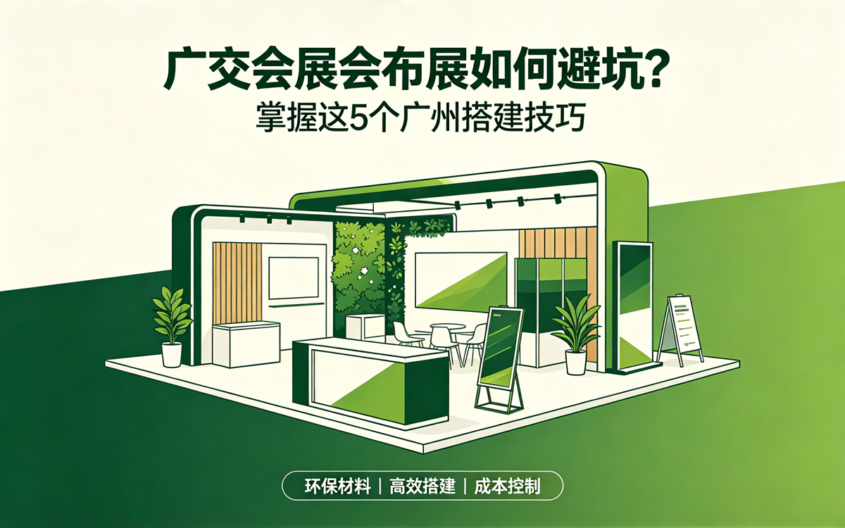 广交会展会布展避坑指南，掌握这5个广州搭建技巧
